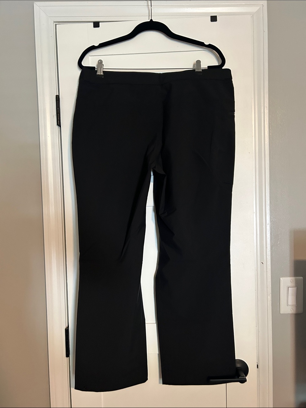 Eddie Bauer rain pants cloud cap stretch L black petite large - Picture 3 of 7